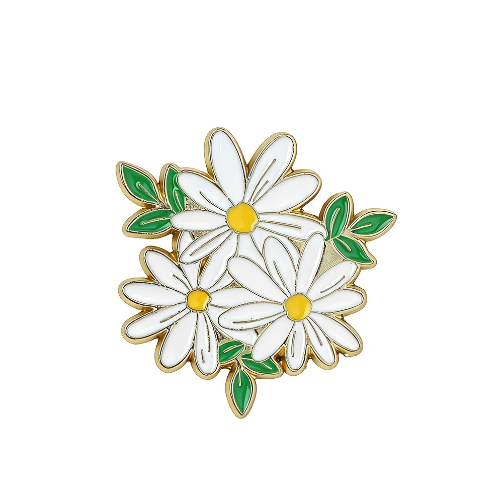 Fresh Flower Badge Collar Accessory, Elegant Matching Jewelry